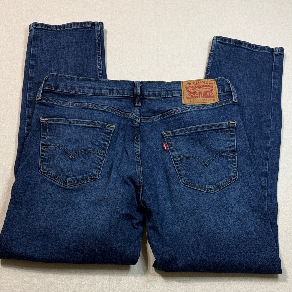 Levi's 511 Men's Dark Blue Straight Jeans